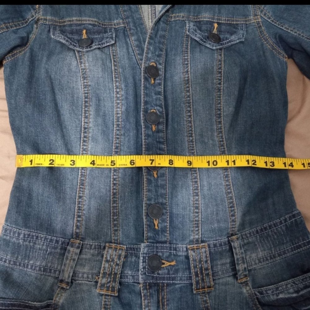 Denim Mini Dress - Picture 13 of 14